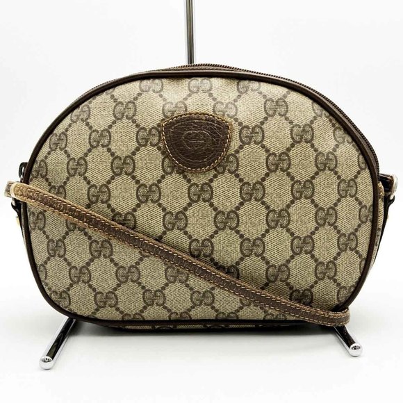 Gucci Handbags - Gucci Old Gucci GG Pattern Shoulder Bag Brown